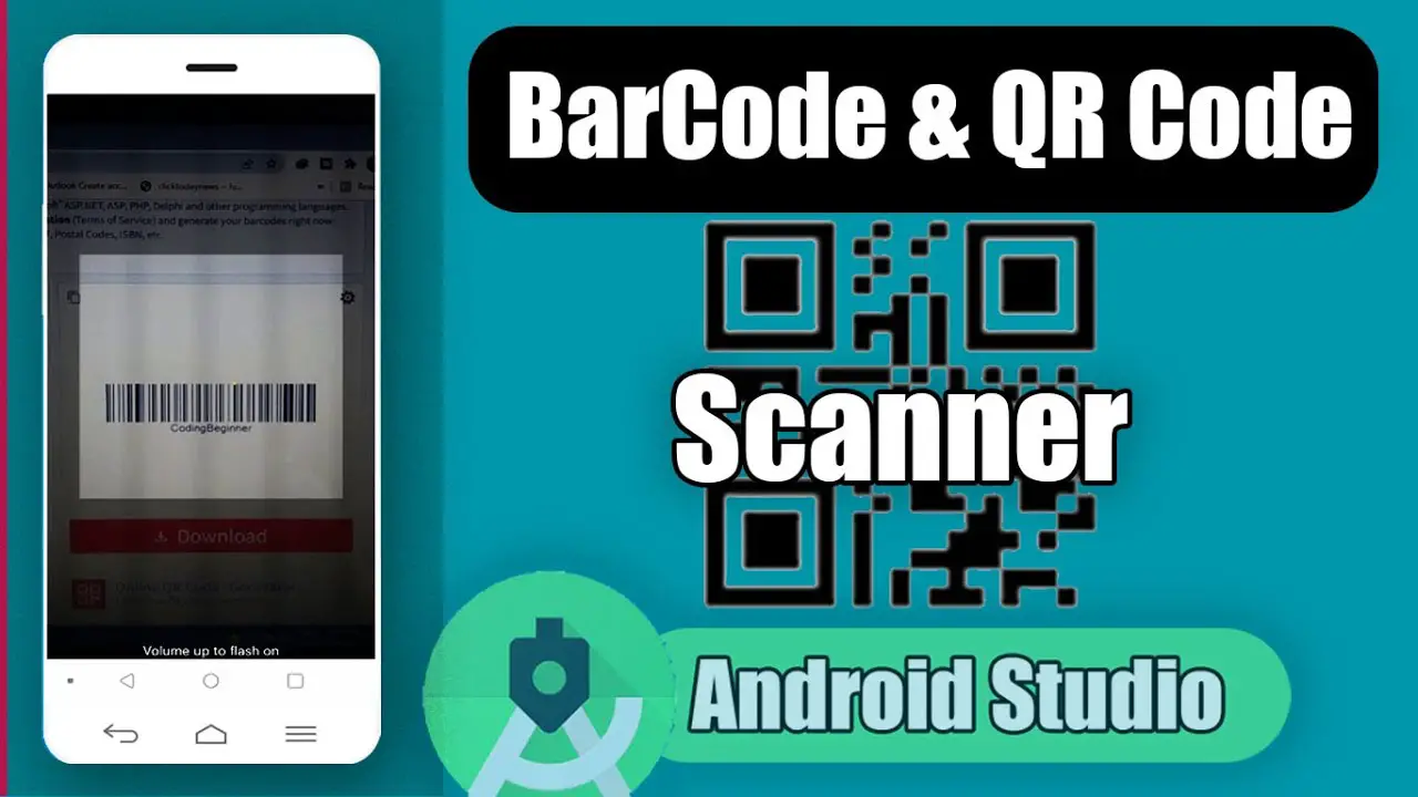 10 minutes Build Bar Code and QR Code Scanner in Android App