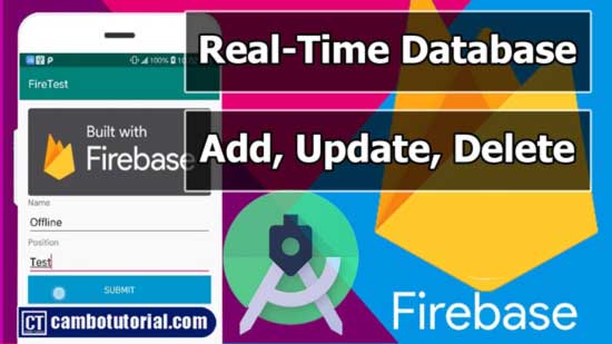 Android - Firebase Realtime Database with CRUD Operation