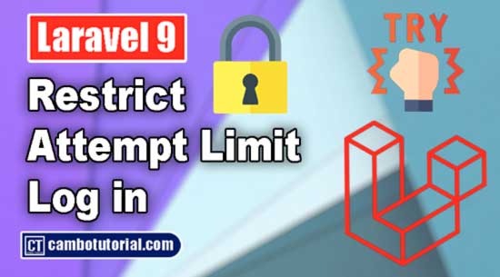 Restrict Limit Too Many Login Attempts in Laravel