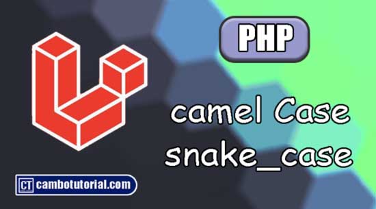 convert camel case to snake case php