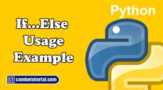 Python How to Use If-Else Statement