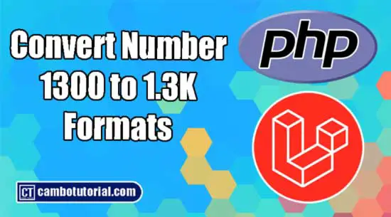 Format Shorten Number to Readable 1000 to 1k